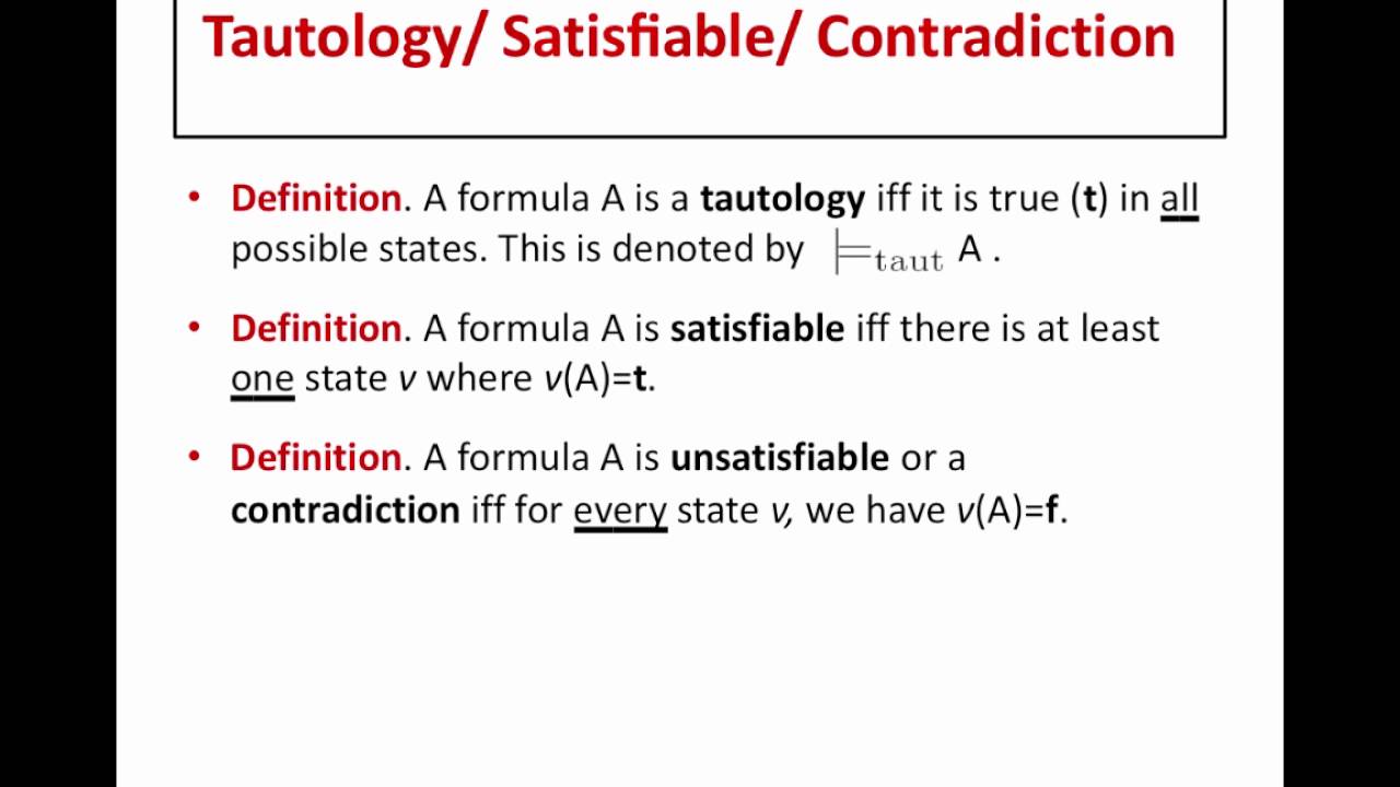 Tautological definition
